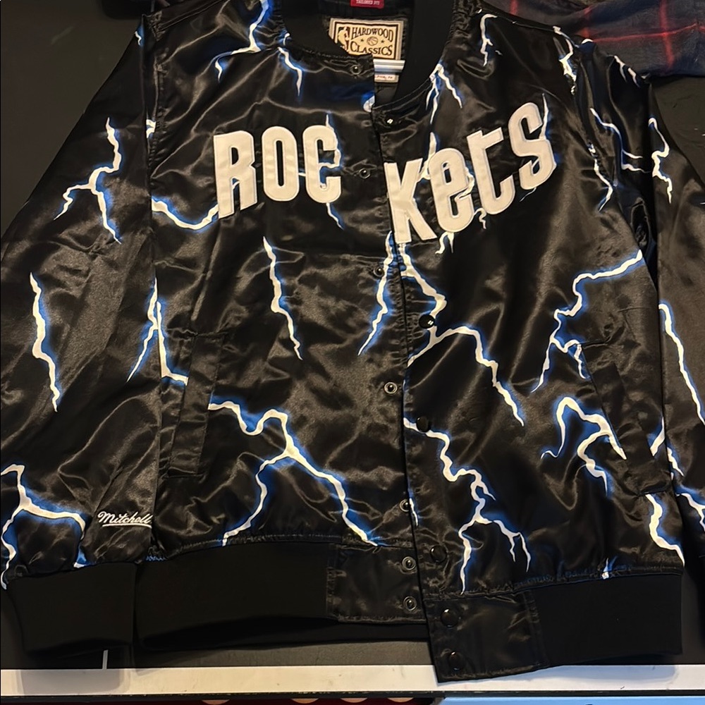Black and Blue Lightning Jacket